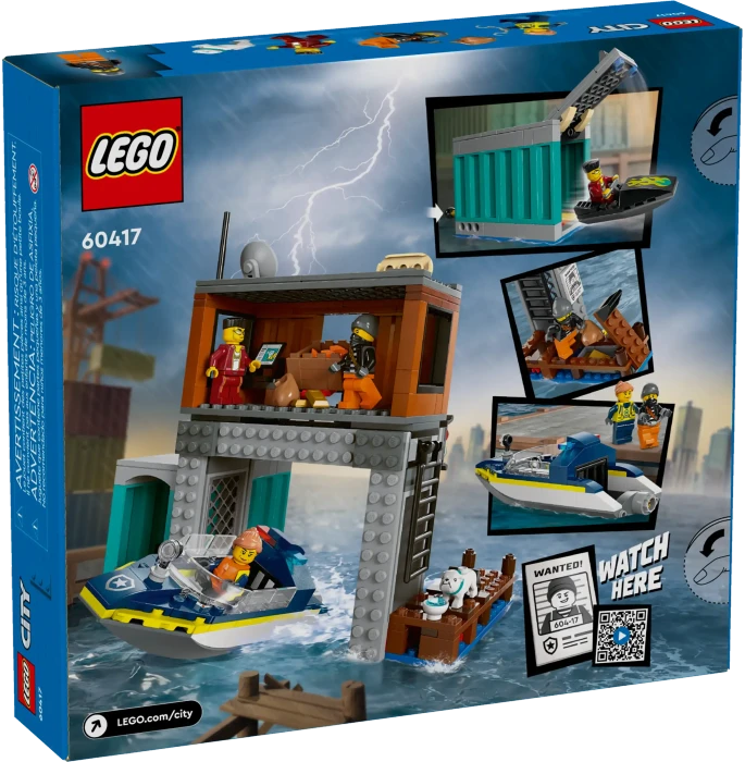 LEGO City - Polizeischnellboot und Ganovenversteck