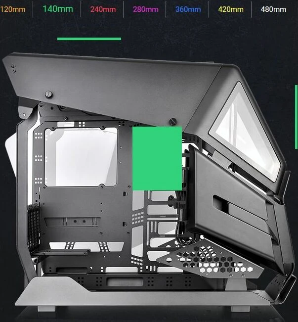 Thermaltake AH T600 Snow Edition, weiß, Glasfenster