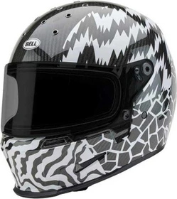 Bell Eliminator Carbon Deathspray schwarz/weiß