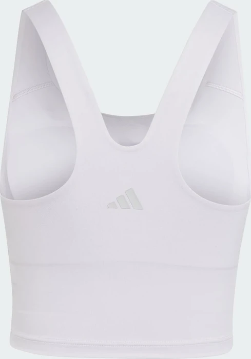 adidas All Me Medium-Support Long Line Bra Tanktop Sport-BH silver dawn (Damen)