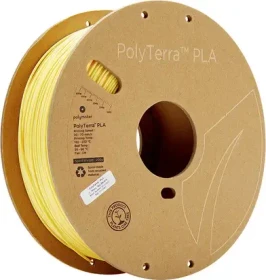 Polymaker PolyTerra PLA, banana, Spule, 1.75mm, 1.00kg