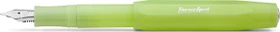 Kaweco Frosted Sport fine lime transparent, rechte Hand, breit