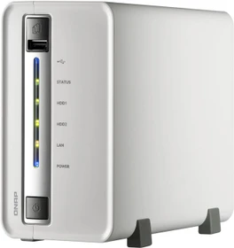 QNAP Turbo Station TS-212P, 512MB RAM, 1x RJ-45 1000Base-T, 2x USB-A 3.0