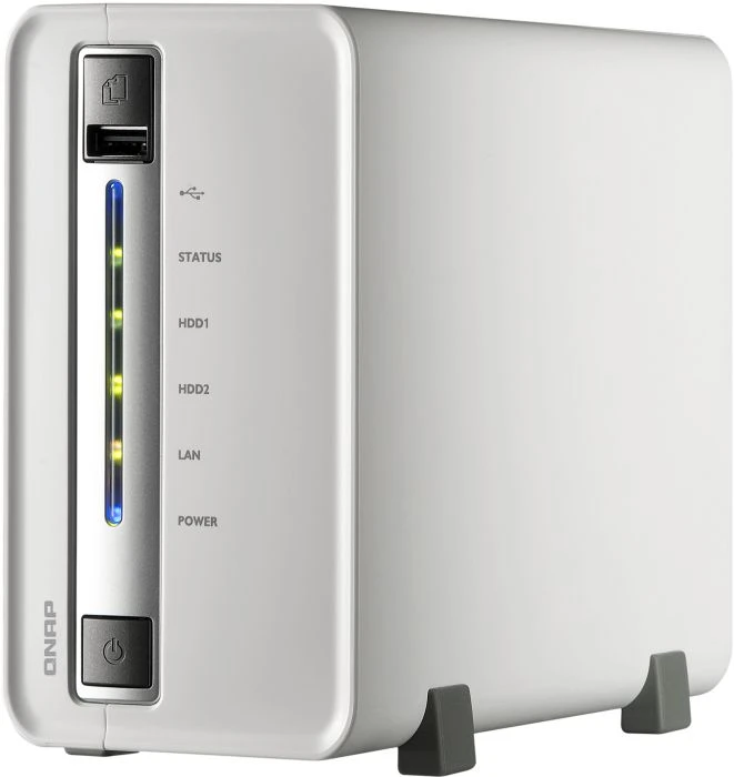 QNAP Turbo Station TS-212P, 512MB RAM, 1x RJ-45 1000Base-T, 2x USB-A 3.0