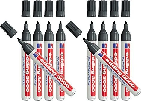edding 3000 Permanentmarker gelb, 10er-Pack