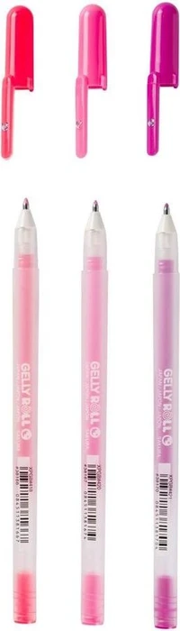 Sakura Gelly Roll Moonlight Fluorescent Sweets Gelroller (Mine) sortiert, 3er-Set, Etui