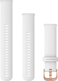 Garmin Schnellwechsel Ersatzarmband 20mm Silikon white/rose gold