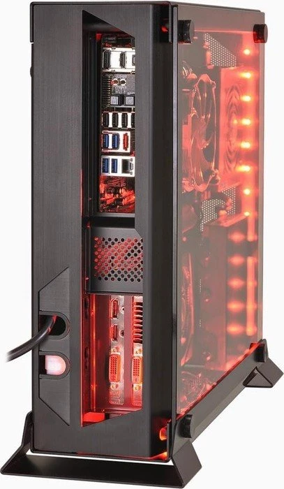 Lian Li PC-O5 schwarz, Glasfenster, Mini-ITX