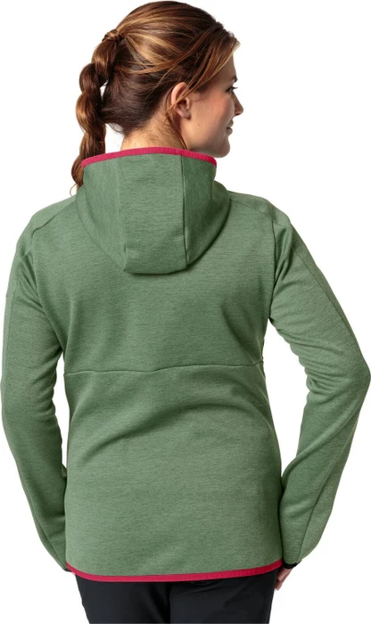 Vaude Valsorda Fleece Hoodie Funktionsjacke willow green (Damen)