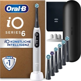 Oral-B iO Series 6 Plus Edition grey opal mix + 7 Aufsteckbürsten