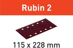 Festool STF 115X228 P100 RU2/50 Rubin 2 Schleifblatt K100, 115x228mm, 50 Stück