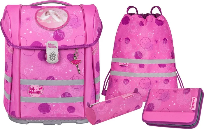 McNeill Perfecto Pinky Schultaschen-Set, 5-tlg.