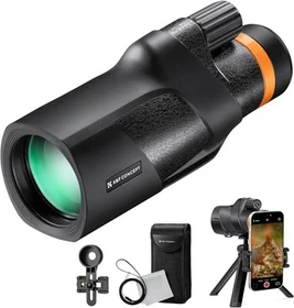 K&F Concept 12x50 HD Monokular mit BAK-4 Prisma schwarz