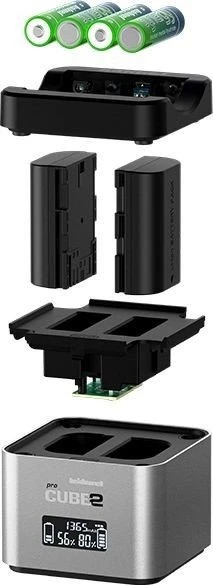 Hähnel ProCube 2 Doppelladegerät für Canon