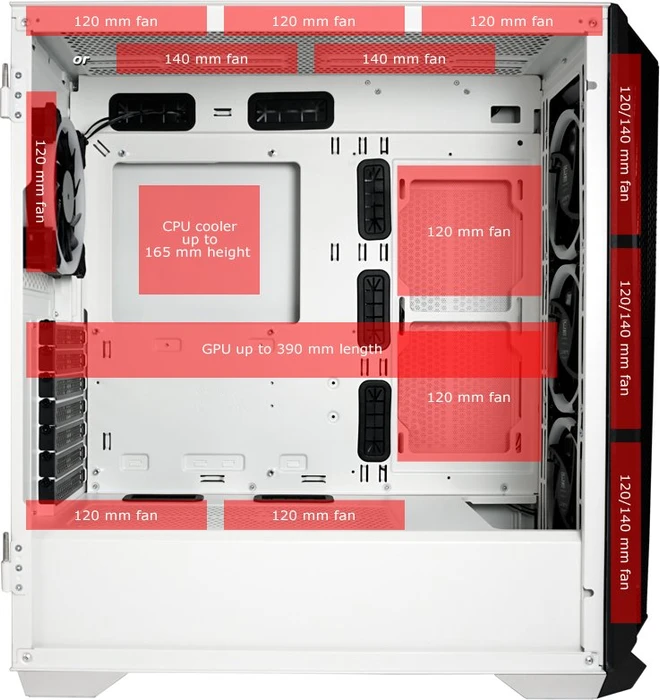 LC-Power Gaming 805BW Holo-1_X, Glasfenster