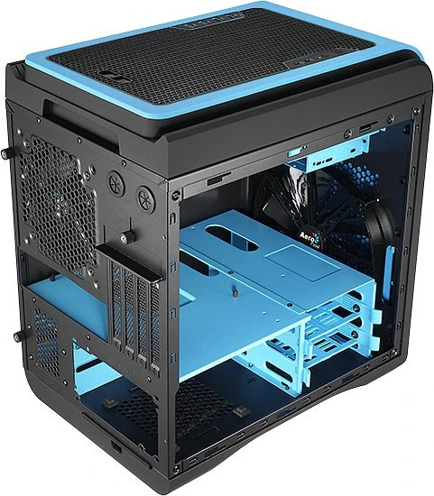 AeroCool DS Cube Blue Window Edition, Acrylfenster