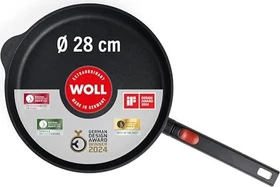 Woll Eco Logic QXR Gusspfanne Induktion mit abnehmbarem Griff 28cm