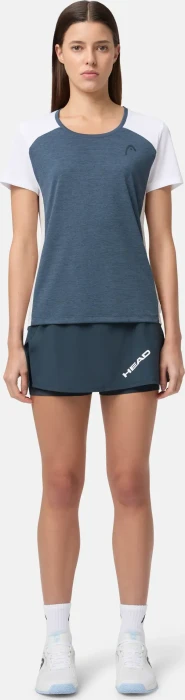 Head Play Tech T-Shirt kurzarm navy (Damen) (814086-NV) – Bild 5 von 7