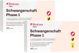 Redcare Schwangerschaft Phase 1 Kapseln, 120 Stück (2x 60 Stück)