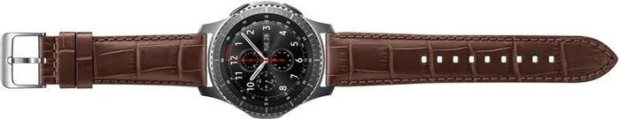 Samsung Lederarmband Alligator Grain für Samsung Gear S3 braun