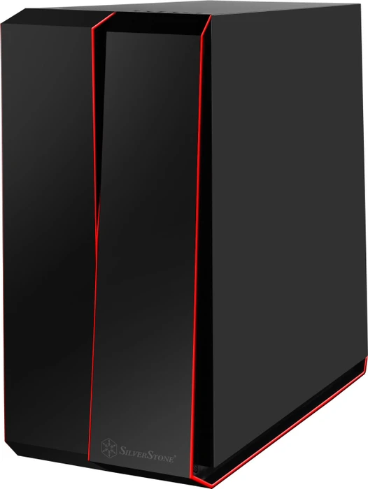 SilverStone Redline Series RL07, schwarz, Glasfenster