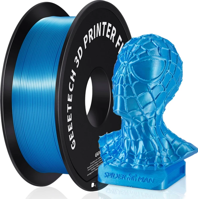 Geeetech PLA Silk, Sky Blue, Spule, 1.75mm, 1.00kg