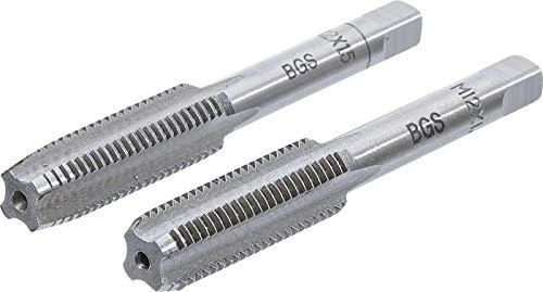 BGS technic Gewindebohrer mit Vor- und Fertigschneider, M12, 2 Stück