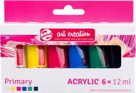 Royal Talens Art Creation Primary Acrylfarben, 6 Farben, 12ml