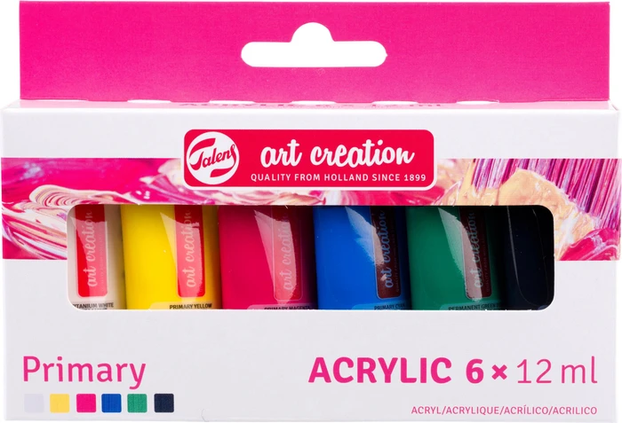 Royal Talens Art Creation Primary Acrylfarben, 6 Farben, 12ml