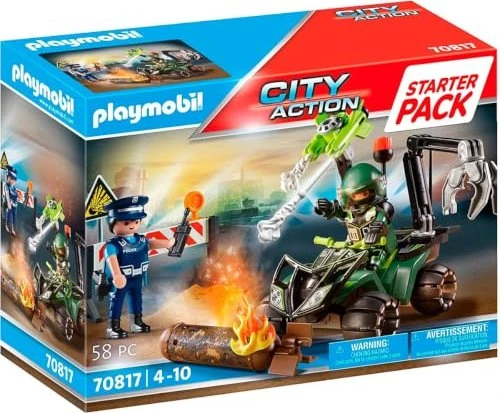 playmobil City Action Starter Pack Polizei Gefahrentraining