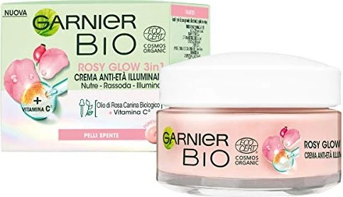 Garnier Bio Rosy Glow 3in1 Rosé Creme, 50ml