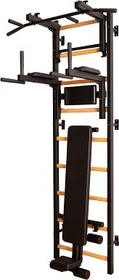 BenchK 733B Sprossenwand, 240x67cm, schwarz