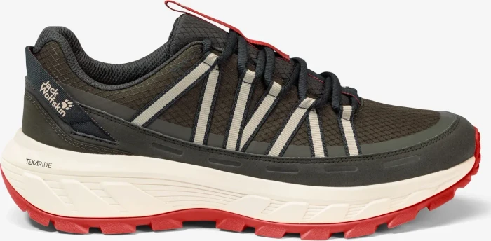 Jack Wolfskin Wild Hike Texapore Low obsidian moss (Herren)