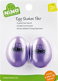 Nino Egg Shaker Paar aubergine