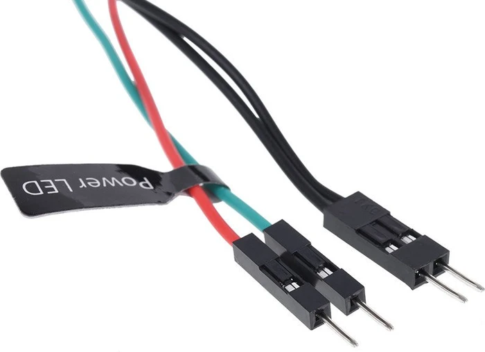 Alphacool Powerbutton, Taster schwarz, LED rot, Ein-/Ausschalter für PC, schwarz/rot