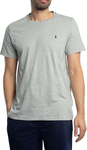 Ralph Lauren Crew Sleep T-Shirt kurzarm grey melange (Herren)