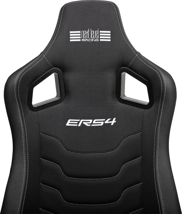 Next Level Racing ERS4 Elite Liegesitz, Fabric & SIMAERO Mesh Edition, schwarz