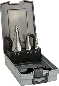 Bosch Professional HSS Stufenbohrer-Sortiment inkl. Werkzeugbox, 3-tlg.