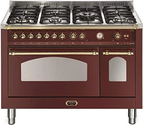 Lofra DOLCEVITA 120 RRD126MFT+E/2AEO Doppel-Elektroherd mit Gas-Kochfeld messing finish