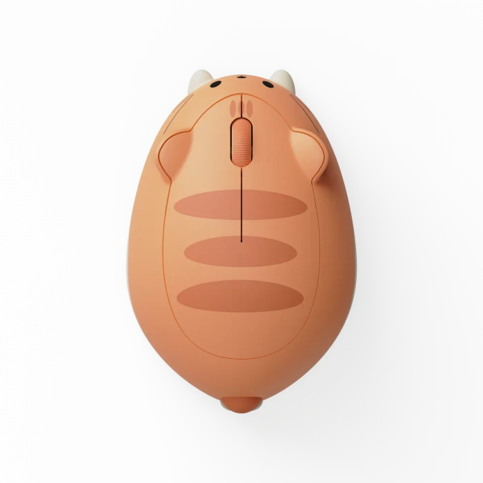 Akko x Waigua Cat Theme Wireless Mouse, Orange Kate, USB