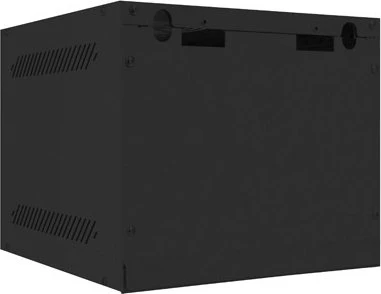 Lanberg WF10 Series 10" Rack Wandschrank 4HE, hängend, Flatpack, Stahltür, IP20, RAL 9004, 310mm tief