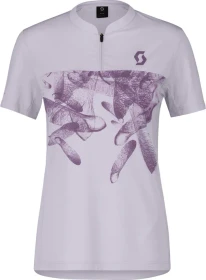 Scott Trail Flow Zip Trikot kurzarm misty purple/vivid purple (Damen)