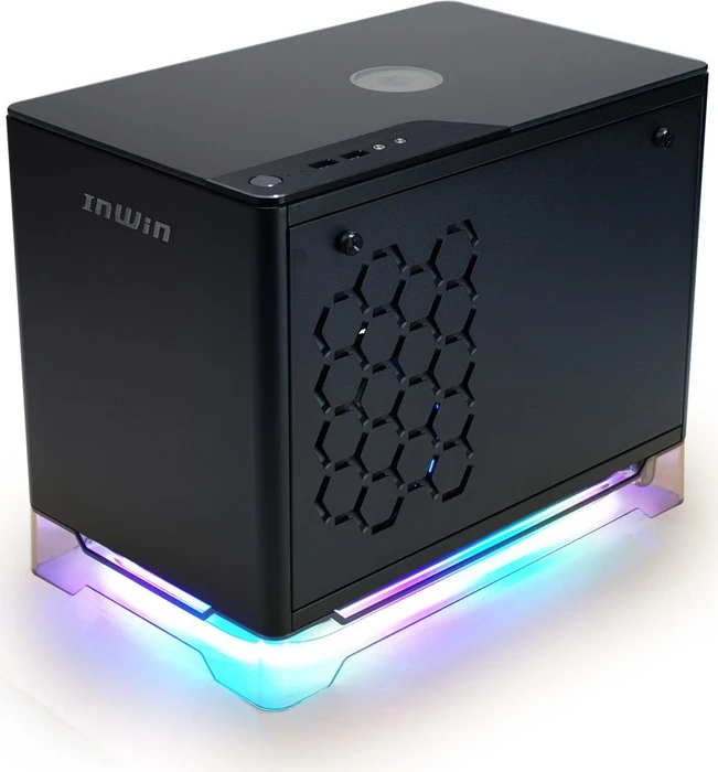 In Win A1 Plus, schwarz, Glasfenster, Mini-ITX, 650W