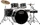 Mapex Tornado Standard Set Dark Black (TND5294FTC-DK)