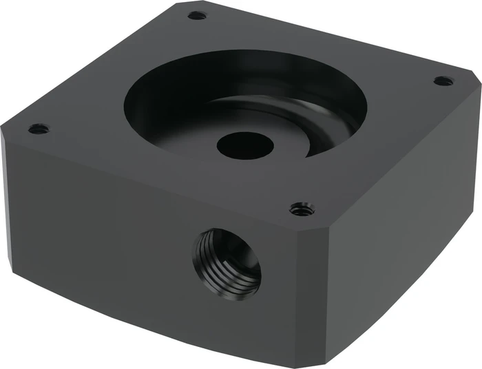 Barrow DDC Pumpenaufsatz V1 POM, schwarz