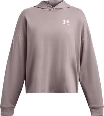 Under Armour Rival Fleece Oversize Hoodie tetra grey (Damen)