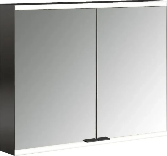 Emco Prime 2 Facelift LED-Lichtspiegelschrank 80cm mit 2 Türen, Aufputzmodell