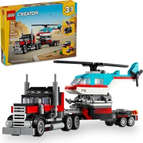 LEGO Creator 3in1 - Tieflader mit Hubschrauber