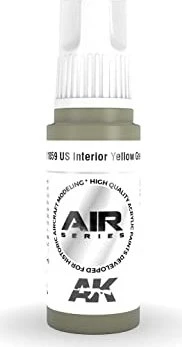 AK-Interactive 3rd Gen Acrylic Colors Air Series US interior yellow green, 17ml