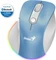 Genius Ergo 9000S Pro Wireless Bluetooth Rechargeable Mini Ergo Silent Mouse, Light Blue, USB/Bluetooth Vorschaubild